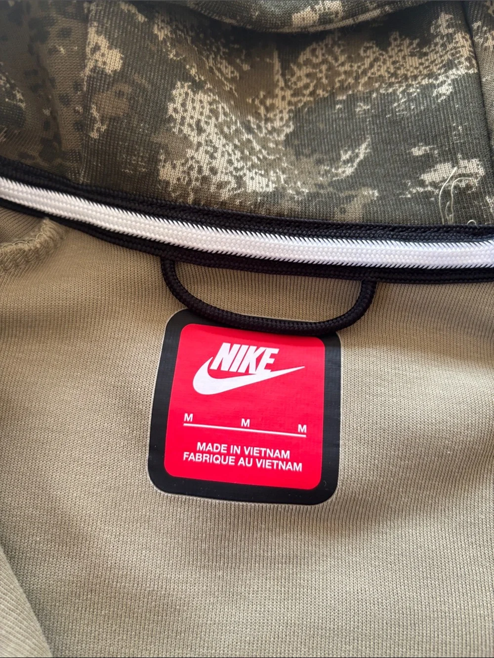 Nike Men’s Camo Full Zip-Up Hoodie